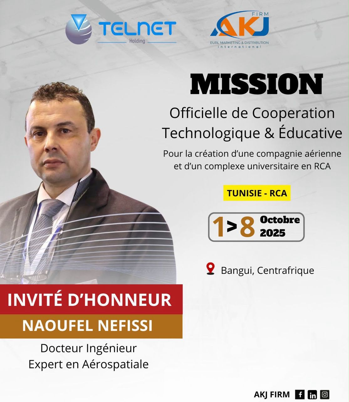 Mission TELNET 2025 en République Centrafricaine